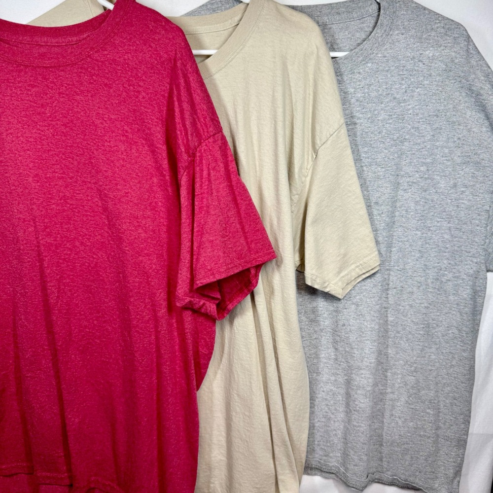 3 Shirt Lot- Champion T-Shirts Soft Knit Everyday‎ Tee Casual Short Sleeve Sz XL
